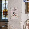 1pc Disney Vintage Mickey Mouse Metal Tin Sign - 20.32x30.48 Cm Retro Celebration Theme Wall Art with Balloons & Confetti, Durab