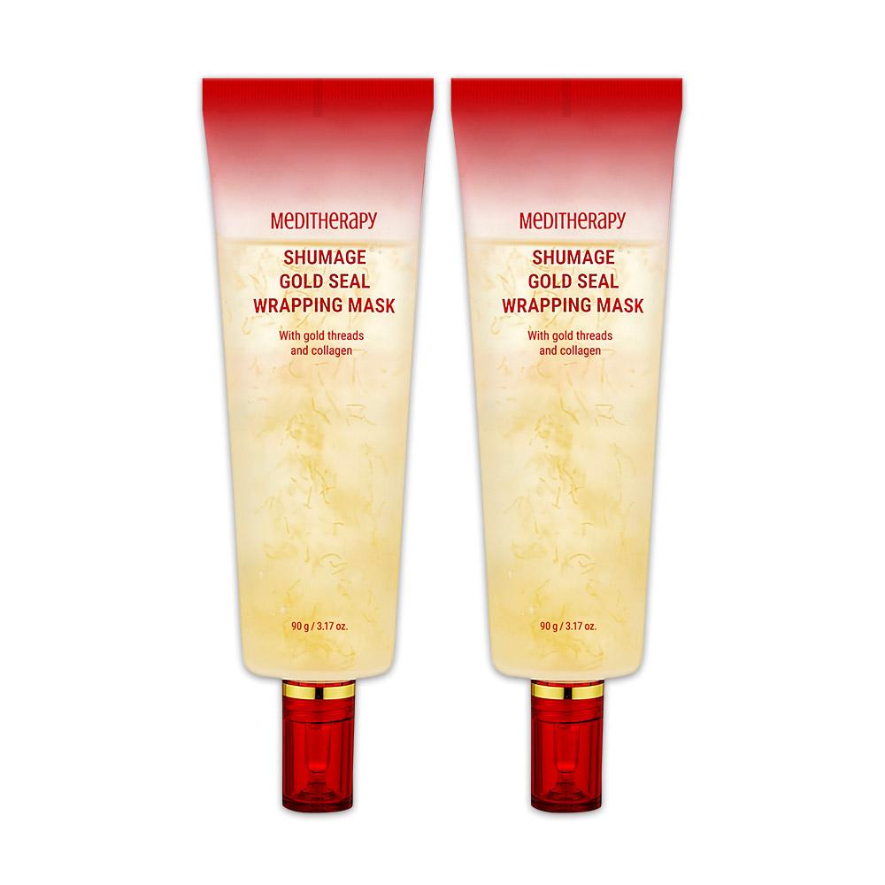 MediTherapy Collagen Lifting Schumagic Goldseal Wrapping Mask (90g) – Elasticity-Boosting Peel-Off Face Mask, Korean