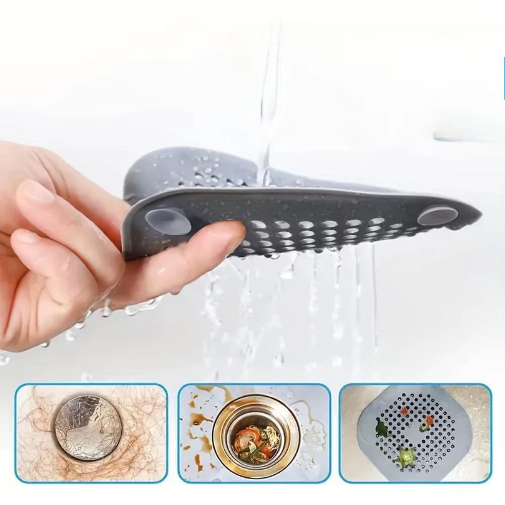 1/3 ks Silikonový lapač vlasů do sprchového odtoku Síťové kryty sprchového odtoku Podlahové sítko do dřezu Filtr Zátka na vlasy Do koupelny Kuchyně