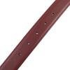 Pristine Cartier belt Santos Logo Buckle Leather Bordeaux leather mens Used