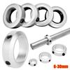 1Pcs 6-30mm Dia Fixed Locking Limit Ring Stop Screw Type Aluminum Alloy Shaft Collar Retaining Ring Retainer Locator Hardware