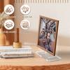 Acrylic Photo Display Stand Shatterproof Clear Easel Desktop Stand Nonslip Picture Book Display Holder Home Decoration Accessory