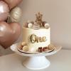 Teddy Bear Cake Topper Mixed Balls Gift Boxes Cake DIY Decoration Kids Boy Girl 1st Birthday Party Favors Baby Shower Supplies