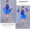 Gara di ballo da sala abiti da ballo per bambini abito latino per bambini abbigliamento da allenamento gonne costumi da flamenco da palcoscenico per bambine