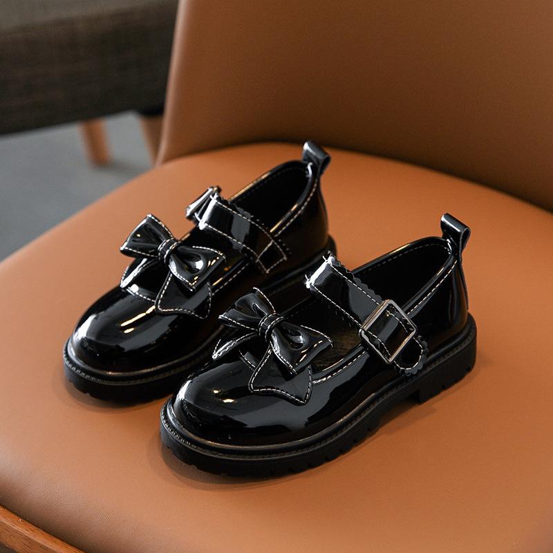 Children S Halloween Dress Kids Party Shoes Toddler Girl Butterfly Dress Shoes Infants Caret Thick Bottom Leather Shoes 38