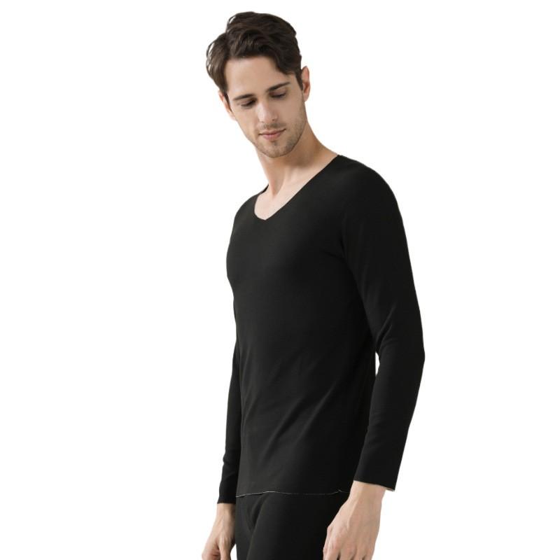 Womens Warm Thermal Underwear Set Soft Cashmere Silk Blend Fleece-Lined Long Sleeve Top Pants Cold Weather