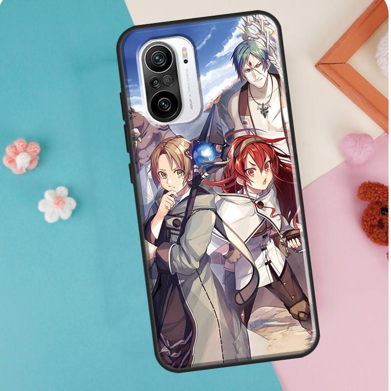 Mushoku Tensei Anime Case For Xiaomi Mi 11T 12 Pro 12X Mi 11 Lite Ultra Cover For POCO X3 Pro X4 GT M3 M4 F3