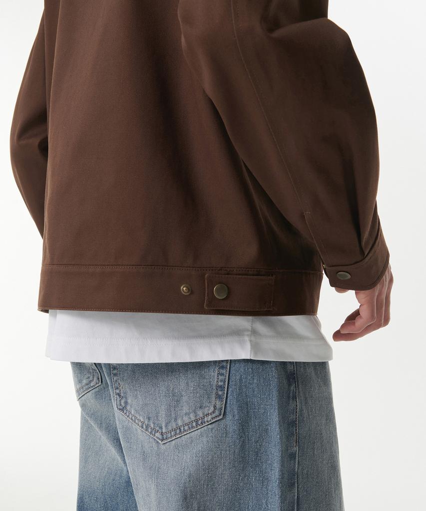 Musinsa Standard Heavyweight Cp Work Jacket [Baroque Brown]