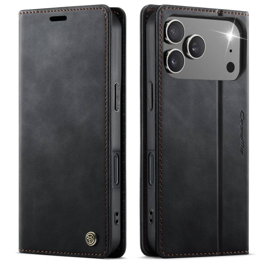 For iPhone 18 Pro Max 18 Pro Case, Flip Wallet Case with Card Holder Magnetic Closure Shockproof Kickstand Protective Phone Case