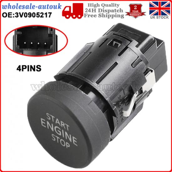 Fits for Skoda Superb Karoq Kodiaq Engine Start Stop Switch Button 3V0905217 New