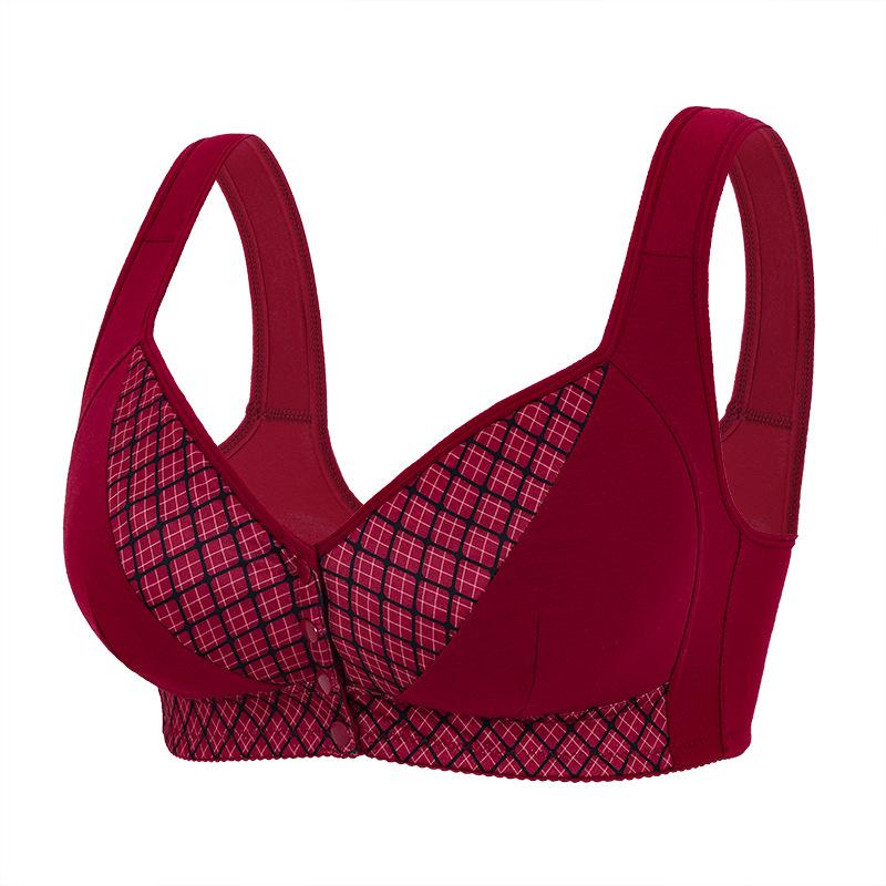 CINOON Women's Sexy Camisole Bra Front Closure Wire-Free Push Up Bra Beautiful Back Comfortable Breathable Bra
