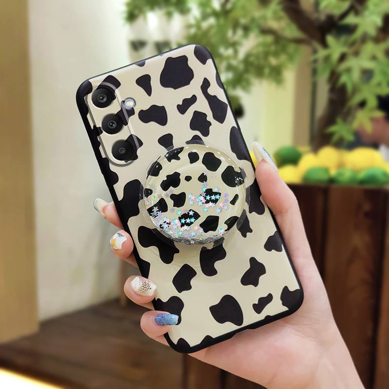Rotatable stand Kickstand Phone Case For Samsung Galaxy M56 5G/SM-M566B Simplicity cute Durable Skin feel silicone TPU