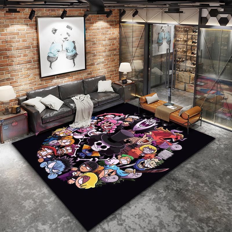 One Piece Anime Carpet Rug For Living Room Bedroom Home Sofa Decoration,kids Play Nonslip Floor Mat