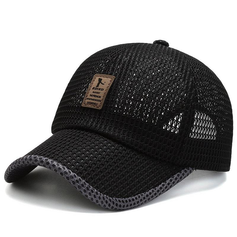 Outdoor Breathable Mesh Sun Hat - Unisex Versatile Fishing and Baseball Duckbill Cap
