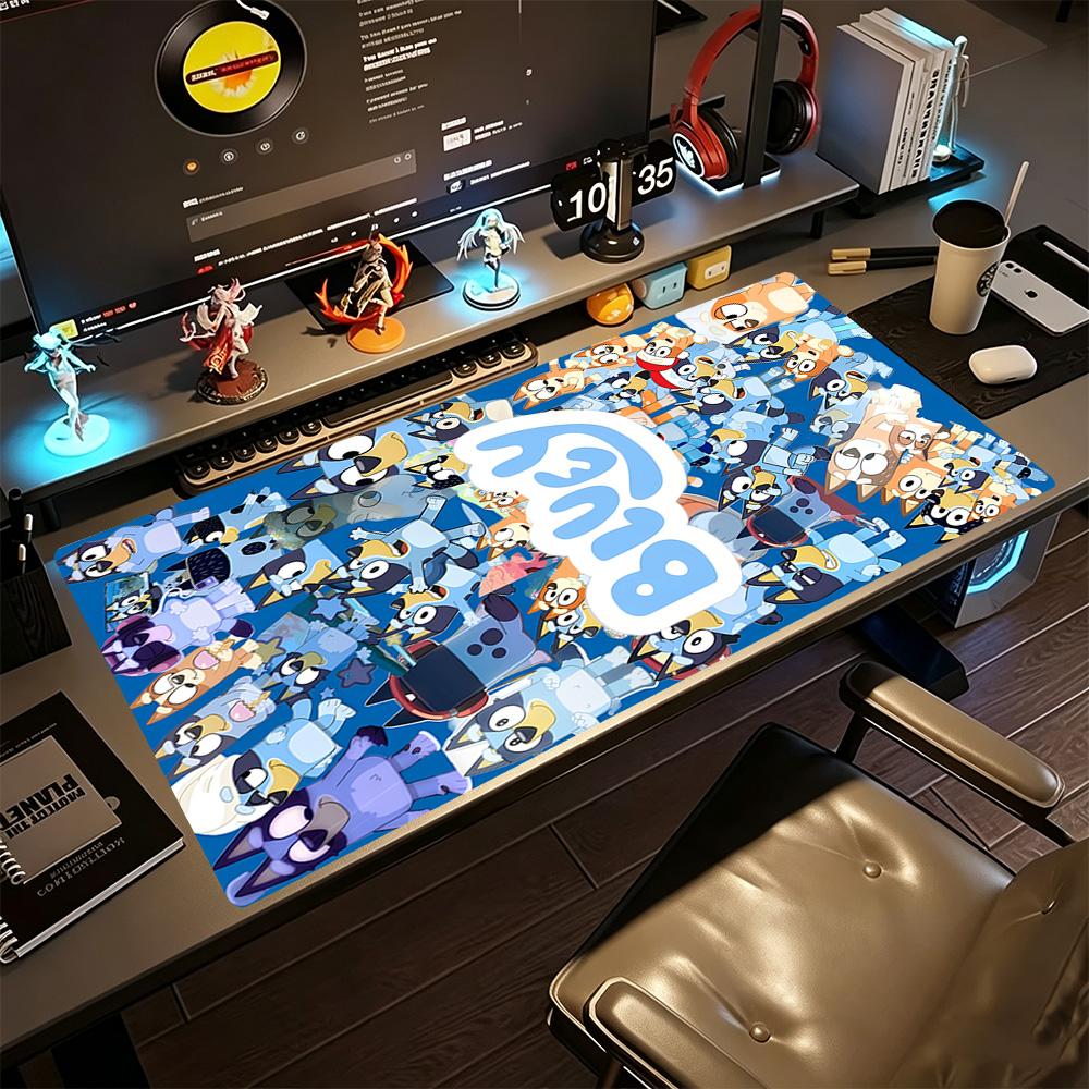 Bluey Gaming Mouse Pad Keyboard Pad Desktop Mouse Pad Non-Slip Rubber Bottom Perfect Gift for Gamers And Professionals