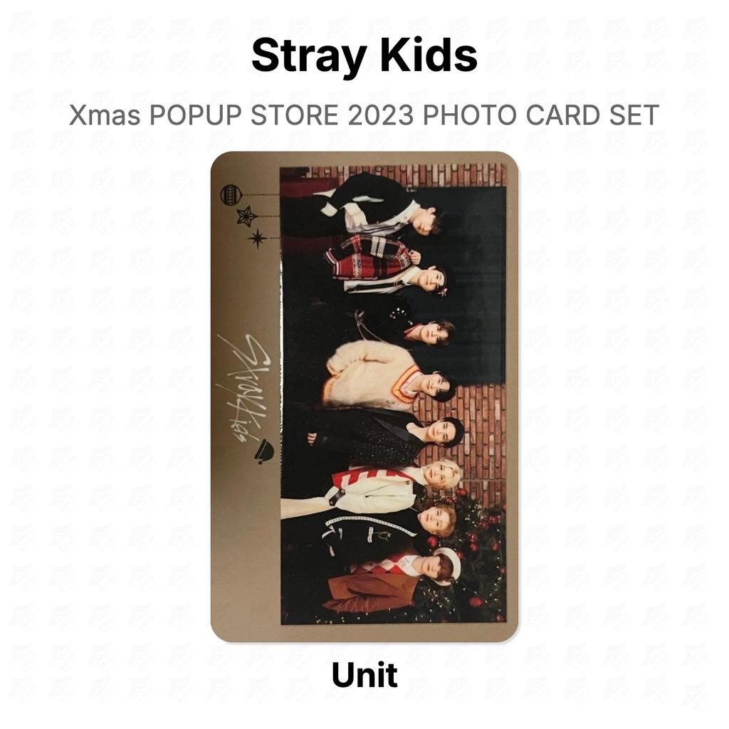 Stray Kids Xmas POPUP STORE 2023 PHOTO CARD SET Official Photocard