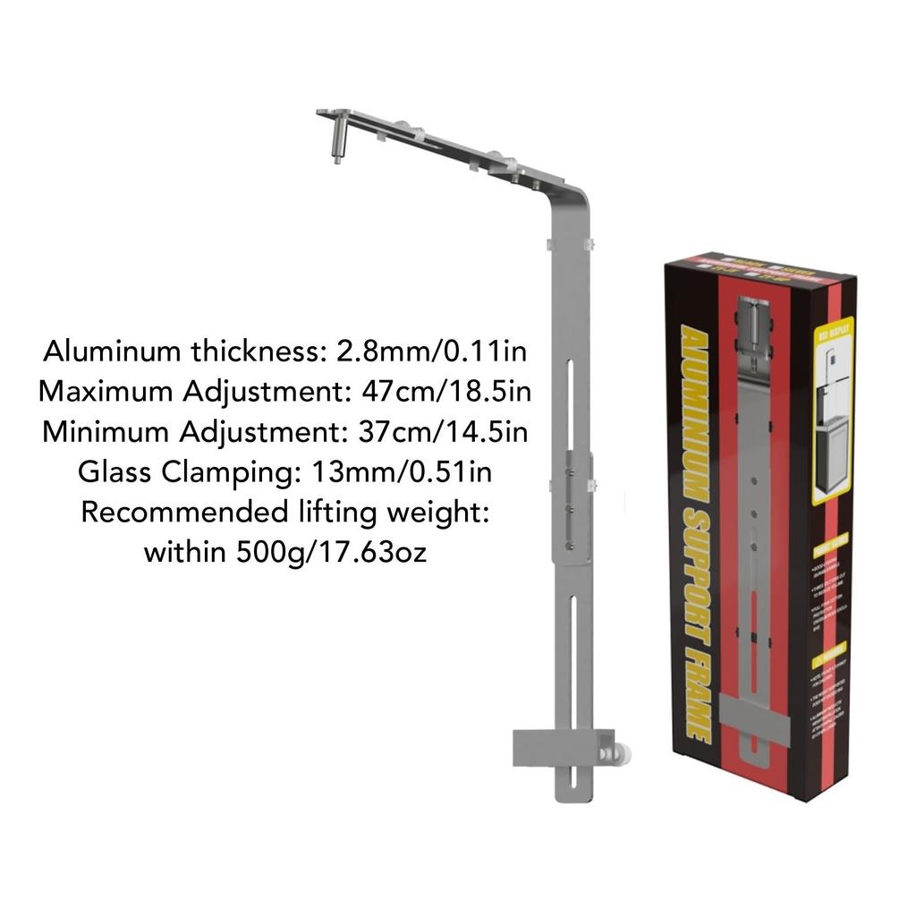Soporte de Luz de Acuario Ajustable y Soporte de Lámpara - Soporte Colgante Versátil para Acuarios (Elegante, Duradero, Fácil de Instalar)