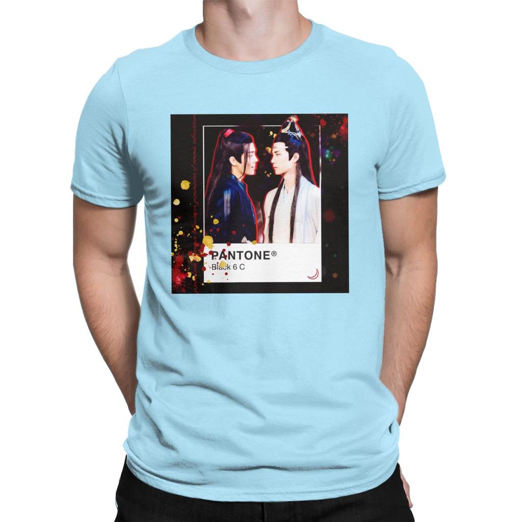 The Untamed T Shirt Men S Vintage T Shirts O Neck Lan Wangji Wei Wuxian Wangxian