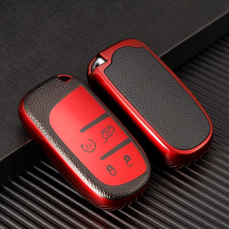 Fits Jeep Compass, Grand Cherokee, Renegade, and Commander Key Cover (large Key Shell)