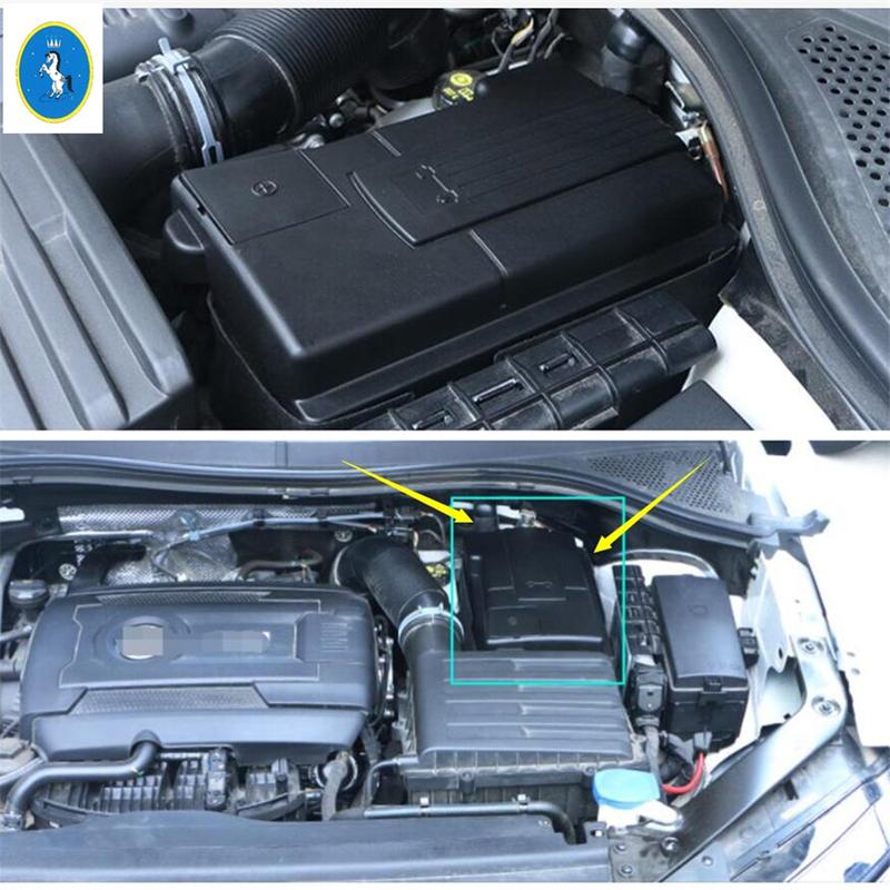 Plastic Car Engine Battery Electrode Waterproof Dustproof Decor Cover For Volkswagen Passat B8 2016 -  Interior Accessories