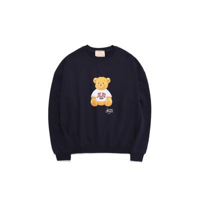 Aillaendeupeulojegteu Jeju Bear Sweatshirt - Navy