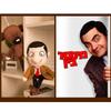 AjieQaQ Plush Toy 30cm Teddy Bear Mr. Bean Brown Soft Cuddly Stuffed Animal Gift for Kids