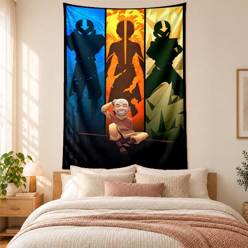 Avatar The Last Airbender Tapestry highquality for decorating living room bedroom dorm walls ideal as bedroom wallart orholiday gift