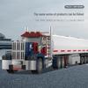 Brick Joy Transportation Truck Series: Semi-Trailer Car Building Blocks for Boys - Small Particle Assembly Toy