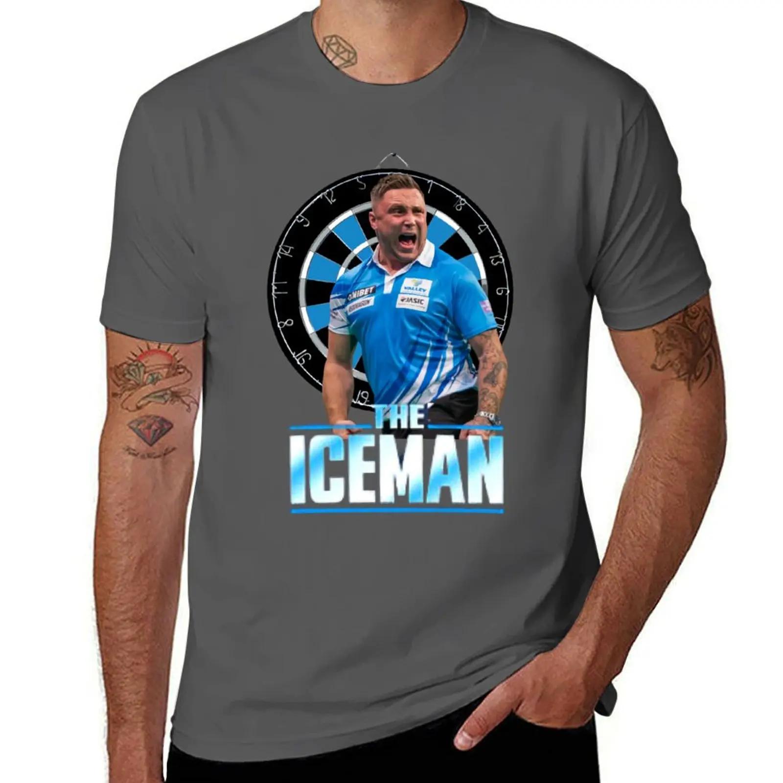 

Gerwyn price Darts -Wales The Iceman Darts PDC 2022- the ice man Gerwyn price T-Shirt for a boy quick-drying Men s t shirts L