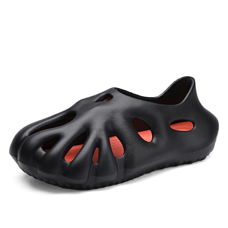 Men'S Shoes Hole Shoes Bag Head Foot Sandals Beach Shoes Casual Stepping On Shit Sandals Men