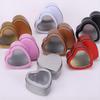 1Pc Heart Shape Aluminum Tin Jar for Cream Balm Nail Candle Cosmetic Container Refillable Tea Cans Metal Box Candy Packaging Box