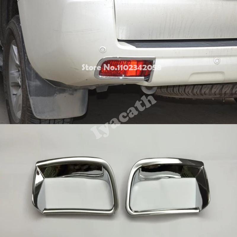 For Toyota Land Cruiser Prado FJ150 FJ 150 2014-2017 Exterior Accessories ABS chrome rearview Front rear corner foglamp cover
