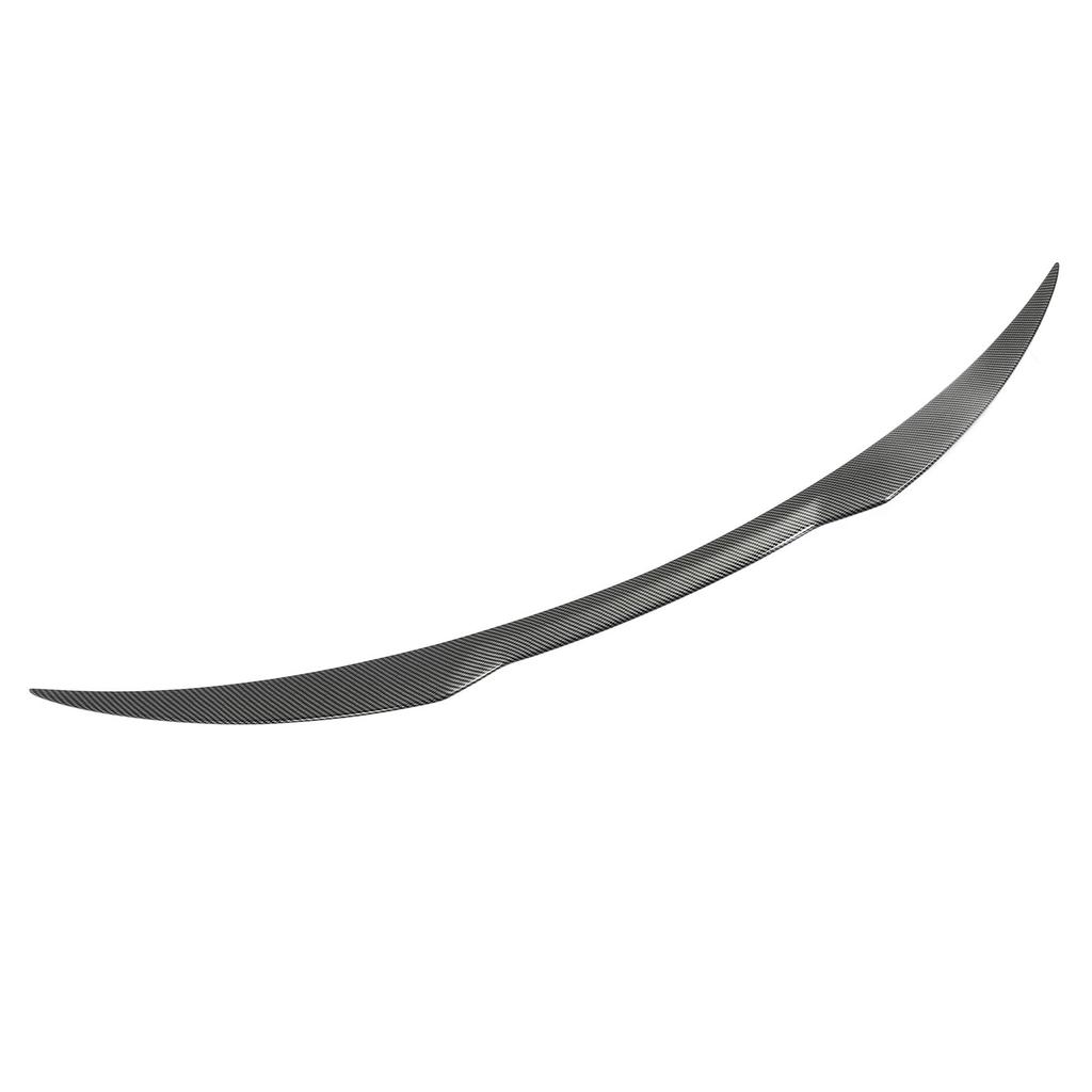 Rear Trunk Spoiler Wing Quadrifoglio Verde Style Carbon Fiber Pattern Tail Trunk Lip Replacement