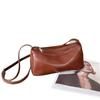 Genuine Leather Fashionable Small Square Bag Crossbody Trendy Single-shoulder Bag Large-capacity Pillow Bag