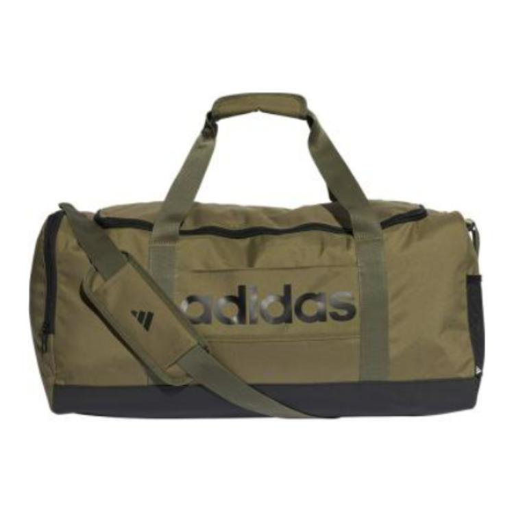 

Adidas Solid Color Brand Logo Large Capacity Travel Bag Unisex Bags Green IN6119 Green