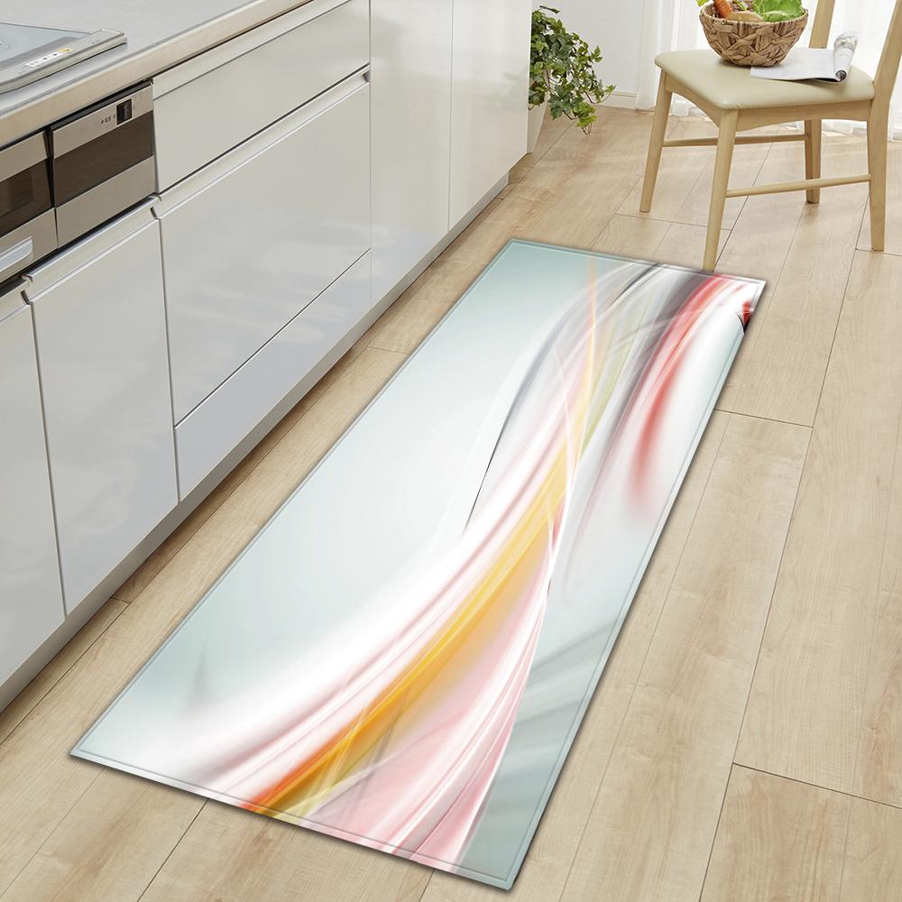 Kitchen Mat Entry Door Mat Living Room Bedroom Floor Carpet Corridor Bathroom Door Non-slip Floor Mat