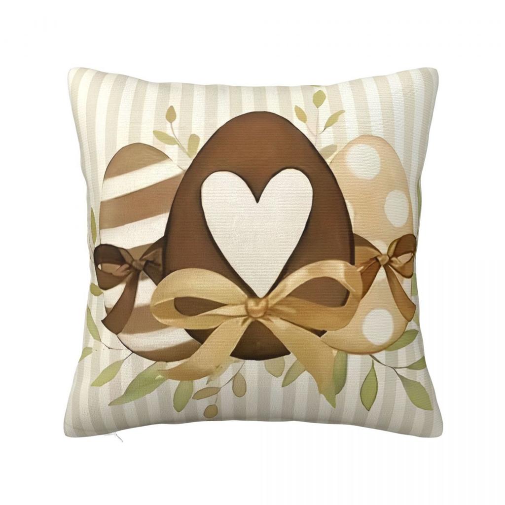 Easter Rabbit Bunny Pillowcases Sofa Cute Cushion Cover Funny Home Decoration Throw Pillow Case 40*40
