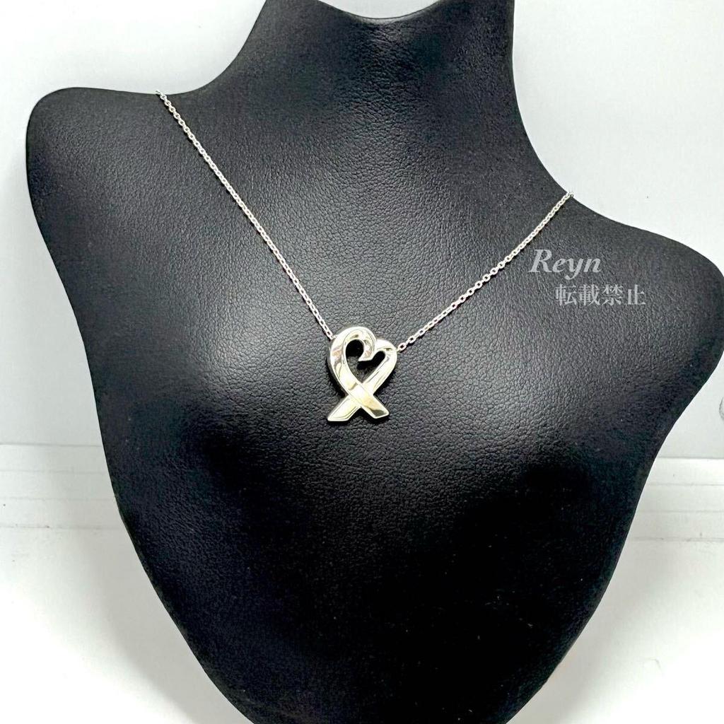 Used [New Polished] Tiffany & Co. Tiffany Silver 925 Paloma Picasso Loving Heart Necklace