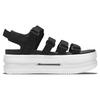 Ny Nike Icon Classic Sandal 'Svart Hvit' Dame DH0223-001