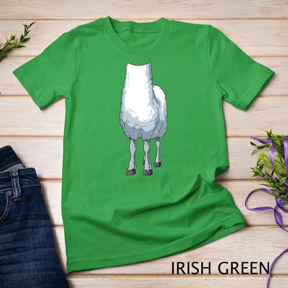 Easy Sheep Costume Sheep Body Headless Sheep Costume Unisex T-shirt 4 S