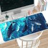Deep Sea Blue Fish Mouse Pad Computer Laptop Pad Desk accessories Keyboard Mouse Pad Game Console Pad office Pad Anti slip