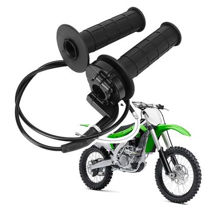 Univerzální rukojeť Gripy a sada kabelů Řídítka 7/8" 22mm Moto Grip Dirtbike 1pár