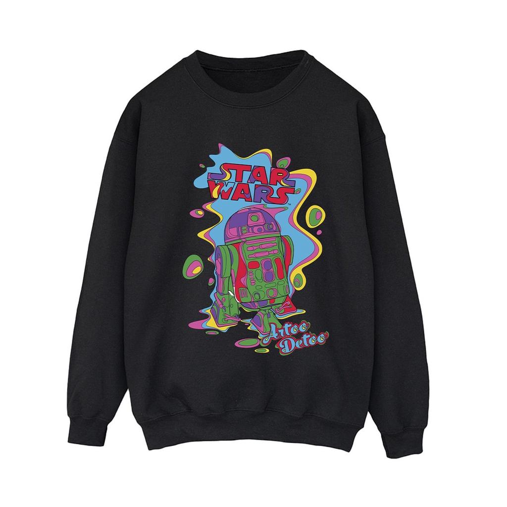 Star Wars Womens/Ladies R2D2 Pop Art Sweatshirt