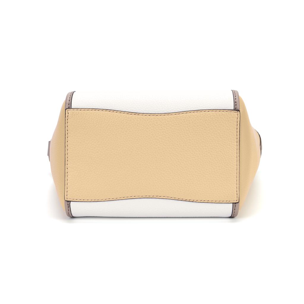 Tory Burch Mcgraw Adjustable Detachable Shoulder Strap Magnetic Closure Color Block Leather Shoulder Crossbody Handbag Small Women Handbags 154683-100