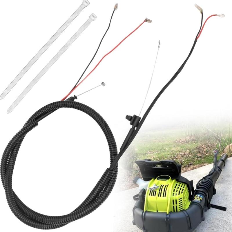 Einfache Installation Gaszug Seil Ersatz 291899001 Für RY38BP 38CC Benzin Rucksack Gebläse Kunststoff Edelstahl
