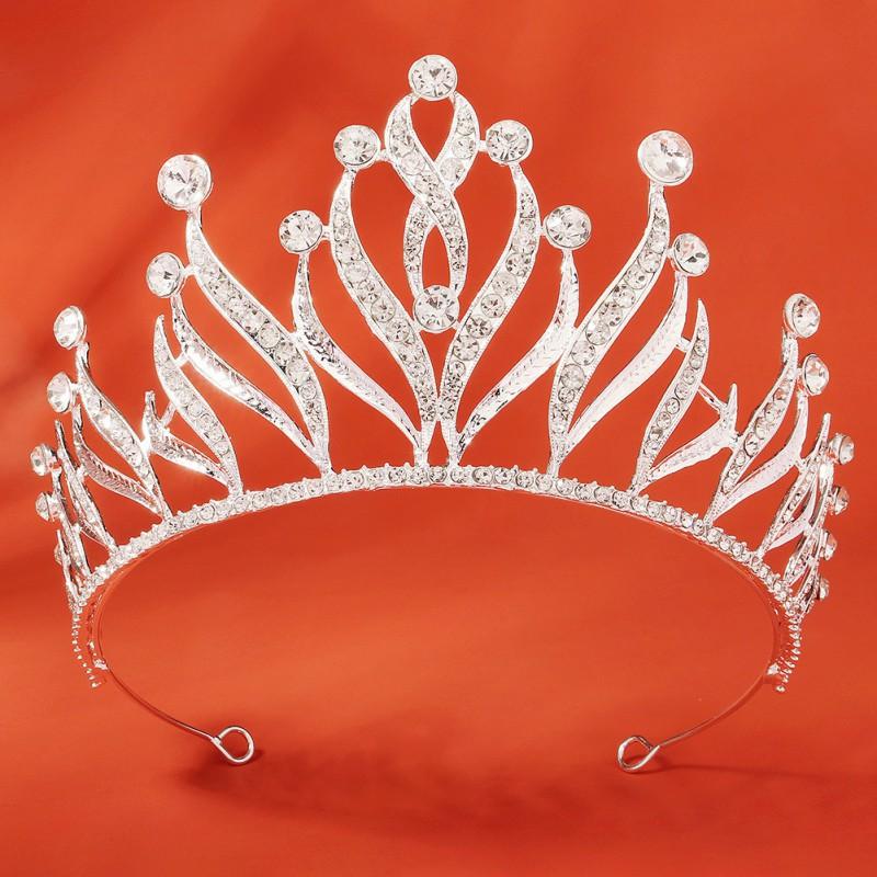 Wedding Headwear Retro Baroque Headband Crown High-end Birthday Party Ornaments Alloy Bride