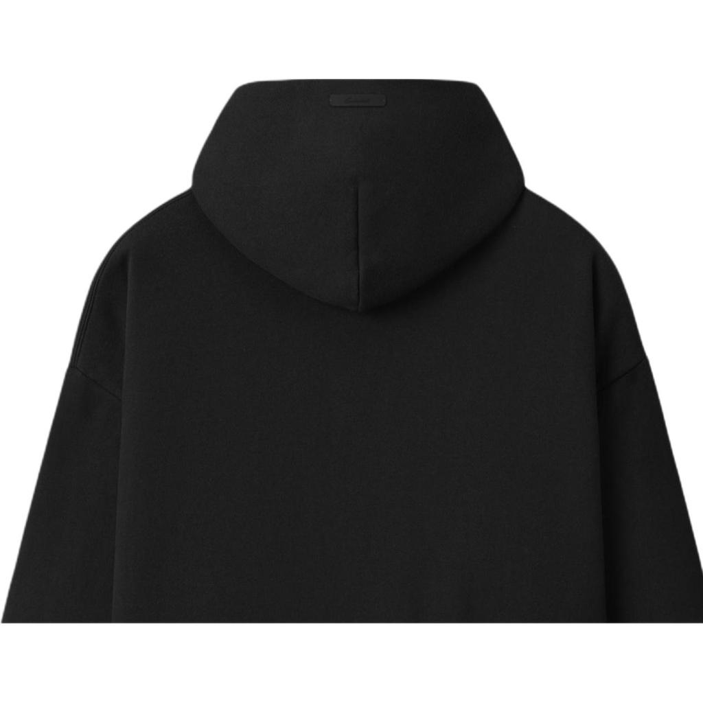 Fear of God Essentials Signature Classic Hoodie Vintage Schwarz Unisex Oberteile 192AS264732F