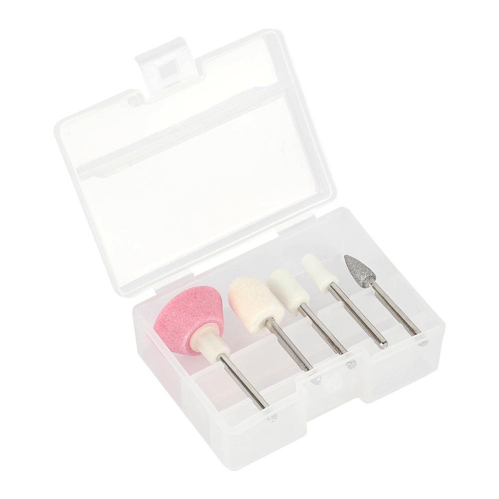 Five-Piece Nail Art Grinding and Wool Brush Set