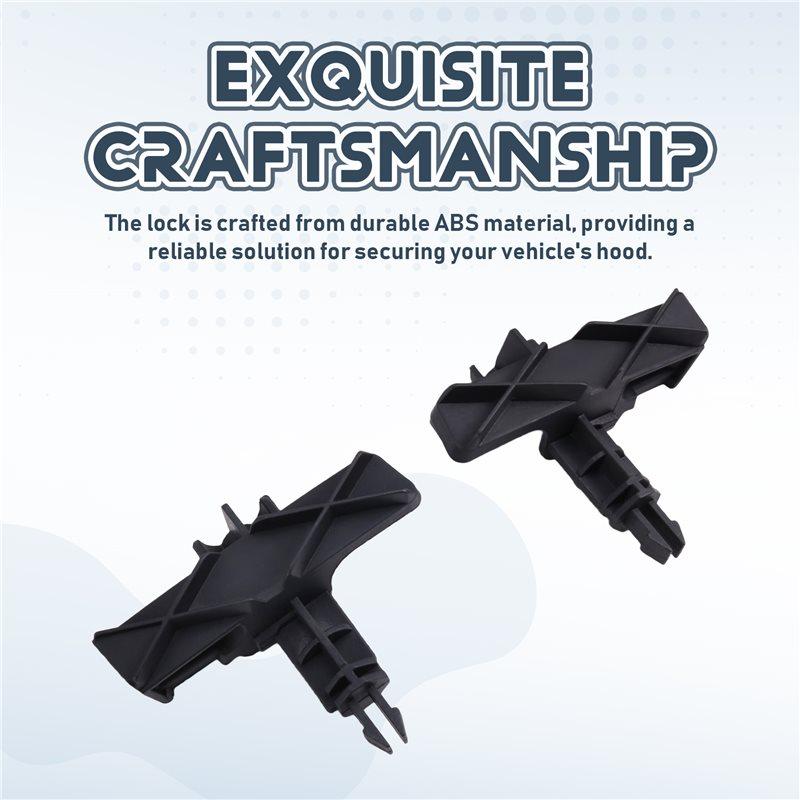 Für Smart Fortwo 451 2008-2012 Auto Frontklappe Verriegelung Unterer Verriegelungsteil Teilenummern 4517570301C22A 4517570401C22A