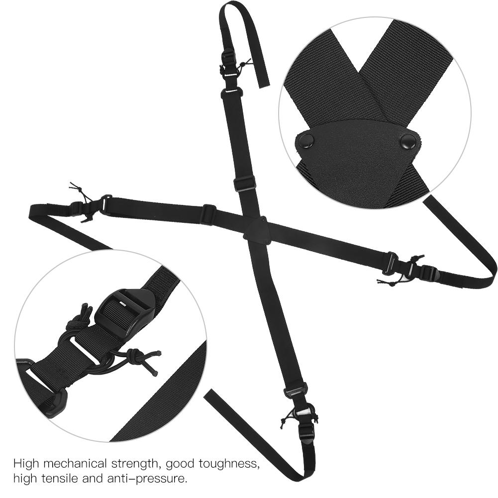 X shaped High Strength Shoulder Strap Belt Outdoor Shooting Hunting Accessories(Shoulder Strap )